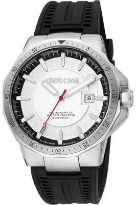 Roberto Cavalli by Franck Muller Men's RV1G182P0011 Silicone Date Watch - Image 1 of 4