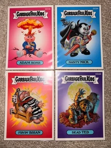 Garbage Pail Kids Get a Grip Giant Art Prints Cel Set of 4 Adam Bomb Nasty Nick - Picture 1 of 2