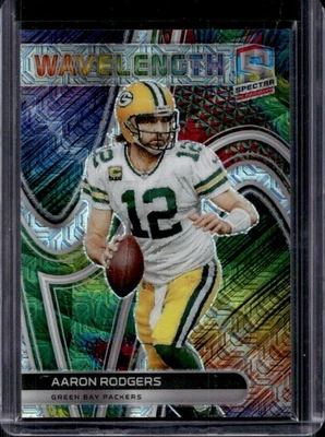 2022 Spectra Aaron Rodgers Wavelength Meta #2/25 Packers - Image 1 of 2