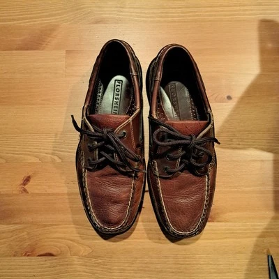Zapato de barco Florsheim Moc Toe de cuero 7D Foto 1 de 4