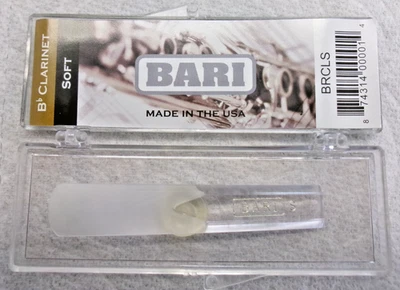 Clarinete sintético plástico Bari caña suave nuevo cerrado tienda de música #BRCLS Foto 1 de 4