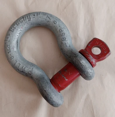 Crosby 7/8 in. Screw Pin Anchor Shackle 6-1/2 Ton 1018516 G-209 USA - Image 1 of 2