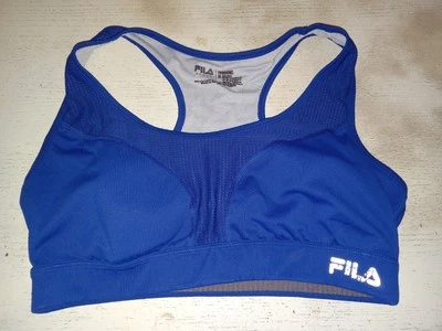 Sujetador deportivo Fila Sport para correr para mujer púrpura liso espalda deportiva talla XL Foto 1 de 2