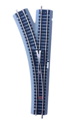 MEHANO T7 1 x SCAMBIO MANUALE SINISTRO CON MASSICCIATA x PLASTICO SCALA N 1/160 - Imagen 1 de 4