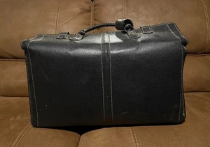 Vintage leather Doctor Satchel Bag Extra Large Suitcase 19" - Picture 1 of 9