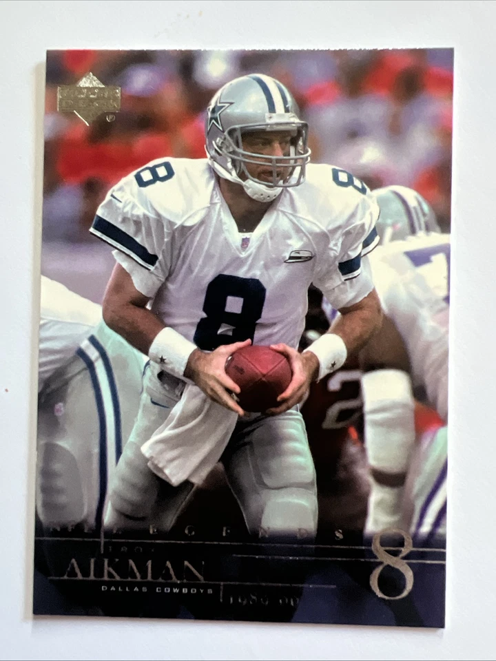 2001 Upper Deck Football NFL Legends - TROY AIKMAN #21 - Dallas Cowboys - Image 1 of 2