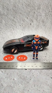 1986 M.A.S.K. RAVEN Kenner w/ Figure Vehicle Corvette Complete - Picture 1 of 17