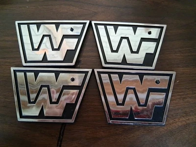 WWF WWE рестлинг фигурка дисплей стойка JAKKS лот из 4 серебро - Изображение 1 из 2