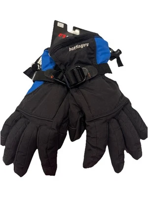 Hotfingers Rip N Go Glove Black/ Royal blue - MEDIUM 7-8 Alpine Dry Insert - Image 1 of 4