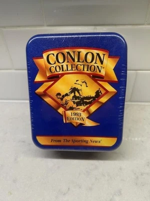 1993 Conlon Collection SEALED TIN - Complete 330 Baseball Card Set - Image 1 of 3