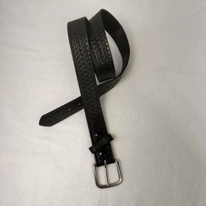 Boston Ledergürtel Herren schwarz geprägt verziert handgefertigt Western Unisex klassisch - Bild 1 von 10