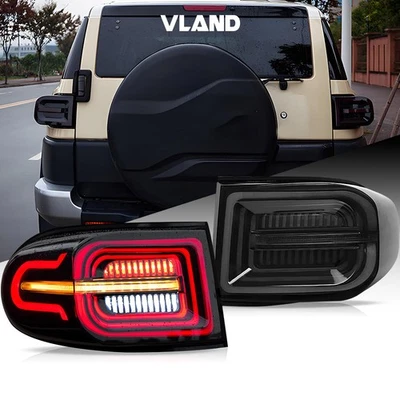 Conjunto completo de luces traseras LED VLAND para Toyota FJ Cruiser 2007-2014 con animación Foto 1 de 4