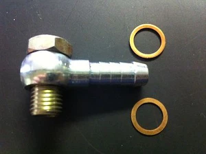 Banjo & Bolt + lavadoras, hilo M10-1.5. "Cabezal de perno 14m, para identificación de línea 8mm-5/16" - Imagen 1 de 1