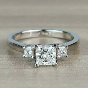 IGI Certified Princess 2.30 Ct Lab-Grown Diamond Engagement Ring 950 Platinum - Picture 1 of 12