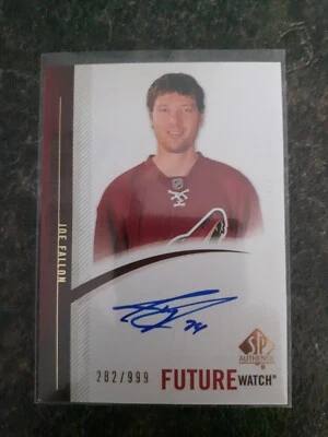 2010-11 Upper Deck Sp Authentic Future Watch Rookie 282/999 Joe Fallon 257 - Image 1 of 2