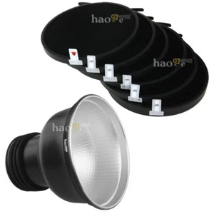 Reflector de zoom + 6x rejilla de panal para estudio fotográfico luz flash estroboscópica monoluz - Imagen 1 de 12