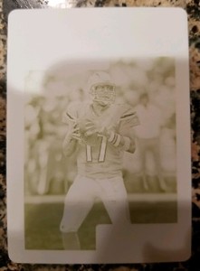  2017 PHILIP RIVERS 1/1 PLATES and PATCHES PRINTING PLATES YELLOW DONRUSS 