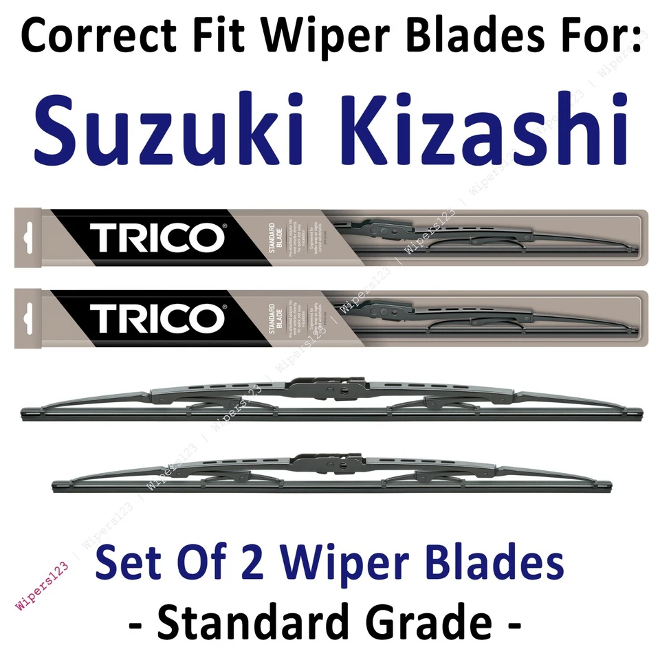 Paquete de 2 escobillas limpiaparabrisas estándar - aptas para Suzuki Kizashi 2010-2013 - 30240/200 Foto 1 de 1