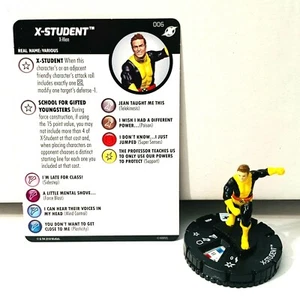 HERO-CLIX X-Student Mini Figure and Card 4cm VGC - Picture 1 of 2