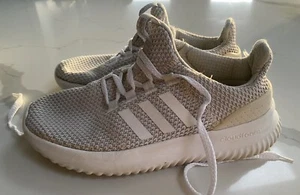 Adidas Womens Neo Cloudfoam Running Shoes Trainers Grey White UK Size 5.5 - Picture 1 of 7