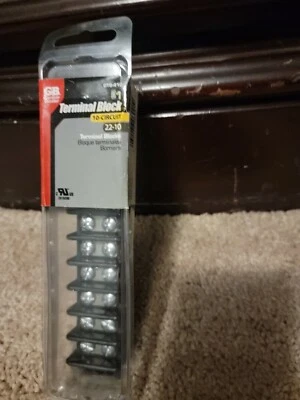 Gardner Bender 22-10 AWG 10-Circuit Terminal, Block (1-Pack) GTB-410 - Image 1 of 4
