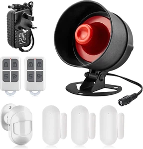 Upgraded Standalone Home Office Shop Security Alarm System Kit,Wireless Loud Ind - Picture 1 of 12