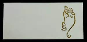 Wedding Gift Envelope - Money Offering - Ganesh Symbol 4381 - Picture 1 of 4