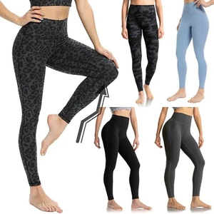 FITINCLINE Women's Leopard Camo Leggings Buttery Soft Yoga Pant Gym Fitness - Picture 1 of 24