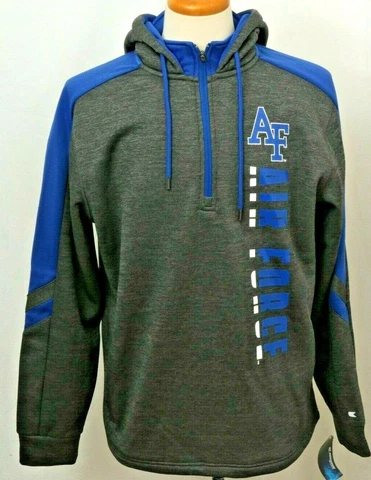 NEW Air Force USAF Falcons Colosseum 1/4 Zip Hoodie Sweatshirt Pullover Men's L Cover