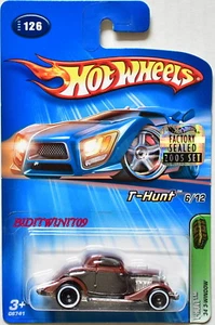 HOT WHEELS 2005 TREASURE HUNT '34 3-WINDOW #126 FACTORY SEALED W+ - Picture 1 of 1