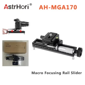 AstrHori AH-MGA170 Manual Macro Enfoque Fotografía Riel Deslizante para Cámara DSLR - Imagen 1 de 8