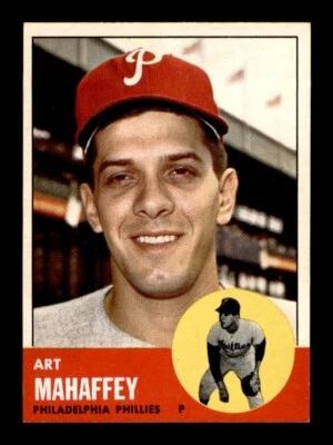 1963 Topps Set Break #385 Art Mahaffey NM-MINT *OBGcards* - Image 1 of 2