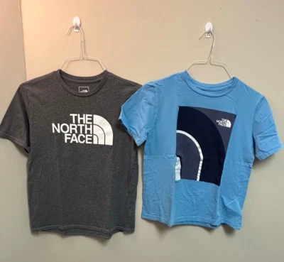 Lote de 2 camisetas The North Face niños talla grande (14-16)- una azul/una gris Foto 1 de 4