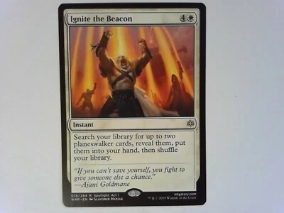 Ignite the Beacon	 War of the Spark - Magic the Gathering MTG - White - Image 1 of 2