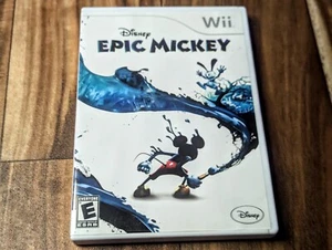 Disney Epic Mickey (Nintendo Wii, 2010) Cleaned Tested Working - Picture 1 of 4