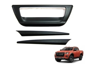Matte Black Tail Gate Handle Bowl Cover For Isuzu Dmax D-max Pickup 2020 2021 22 - Picture 1 of 6