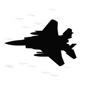 F-15 Eagle Fighter Jet RAF Army Vinyl Decal Sticker for Home, wall, bar - Picture 1 of 14