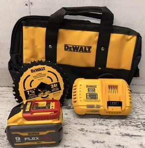DeWALT FLEXVOLT 60V MAX DCS577X1 7-1/4" Circular Saw with Brake Kit 1 Battery - Picture 1 of 6