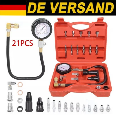 Kompressionstester Kompressionsprüfer Diesel 0-70 bar Pkw Lkw Tester Messgerät - Bild 1 von 4