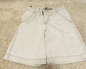 Lee Dungaree Cargo Shorts Boys 8 Adjustable Waist Youth Khaki - Picture 1 of 3