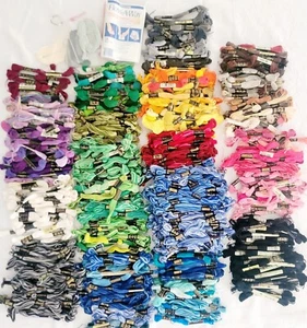 Lot of 642 Skeins Embroidery Floss Coats Clark DMC Thread Sewing Crafting - Picture 1 of 18