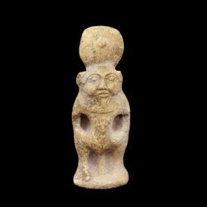 "Raro Amuleto Antiguo del Antiguo Egipto DIOS BES ""DIOS del Parto y la Fertilidad" - Imagen 1 de 2