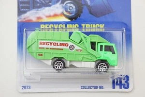 Hot Wheels "Recycling Truck" MOC 1991 Die-Cast Mattel - Picture 1 of 3