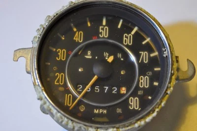 Velocímetro medidor de gas original vintage VW Volkswagen Bug Super Beetle tipo 1 Foto 1 de 3