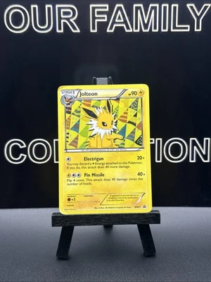 Pokémon Jolteon BW91 2013 Black & White Black Star Promo Holo SWIRL - Image 1 of 4