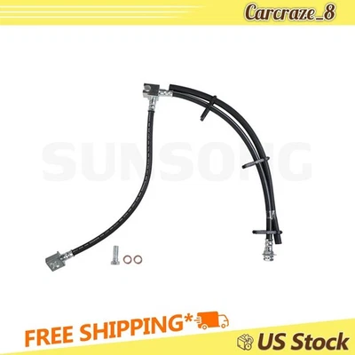 Rear LH Brake Hydraulic Hose fits Ford E-350 Econoline Club Wagon 5.4L 1999-2002 - Image 1 of 4