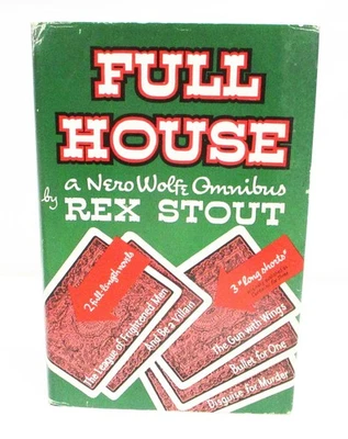 FULL HOUSE A NERO WOLFE Omnibus by REX STOUT HCDJ BCE Foto 1 de 4
