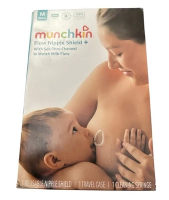 Манчкин поток соска щит + (размер M 20 мм) дорожный чехол - Изображение 1 из 2