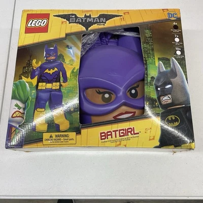 LEGO Batgirl детский костюм средний 7-8 фиолетовый желтый включает маску, плащ и костюм - Изображение 1 из 4