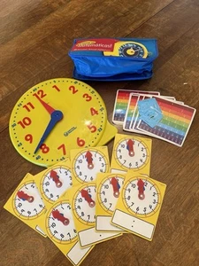 Learning Resources "Big Time" Learning Clock for Teachers Demonstration + Extras - Picture 1 of 5